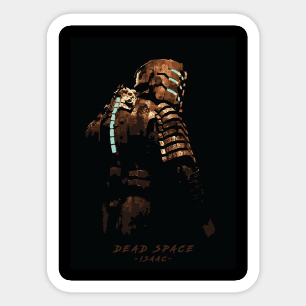 Dead space Isaac Sticker by Durro